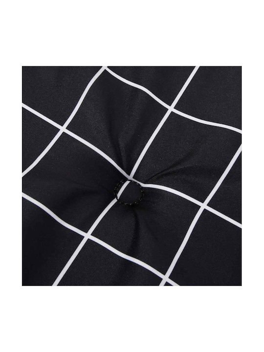 vidaXL Garden Bench Cushion Checkered Pattern 50x180cm