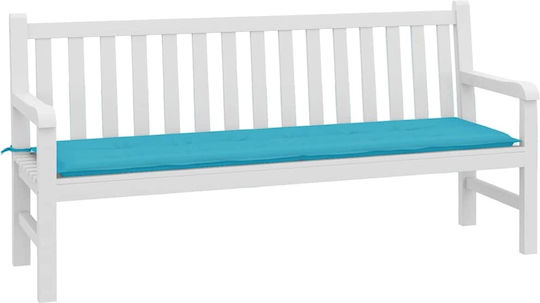 vidaXL Waterproof Bench Cushion for Garden Bench Turquoise 50x180cm