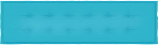 vidaXL Waterproof Bench Cushion for Garden Bench Turquoise 50x180cm
