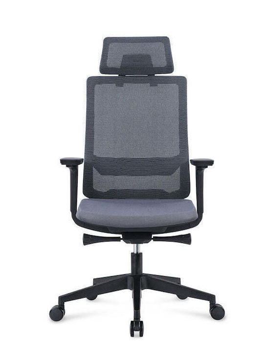 RFG Meteor X Scaun De Birou Negru Cu Brațe Reglabile Negre