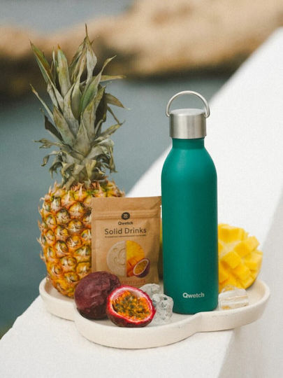 Qwetch Μπουκάλι Θερμός Ανοξείδωτο BPA Free 600ml Qwetch Πράσινο