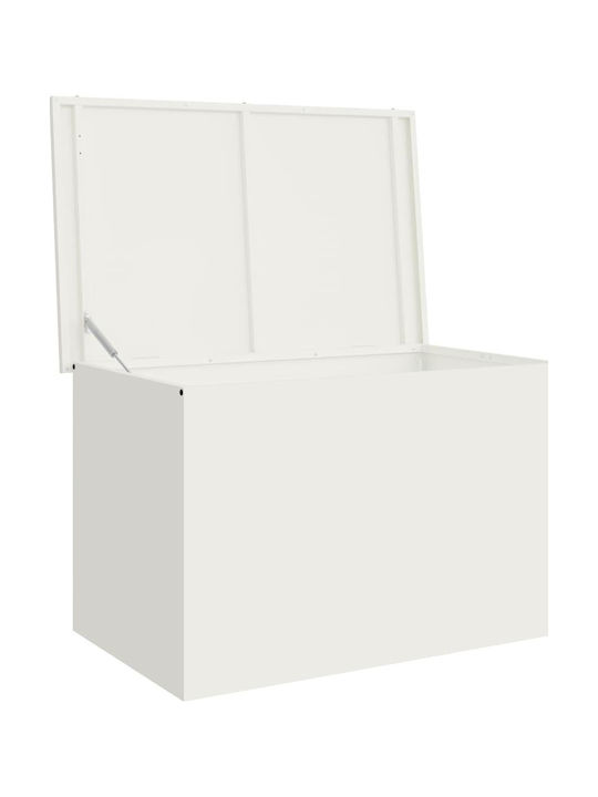 vidaXL Outdoor Storage Box White L80xW50.5xH50cm