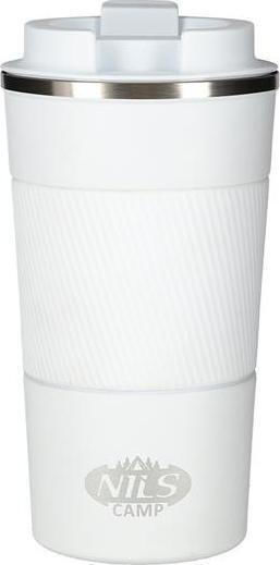 Nils Stainless Steel Thermos Bottle 510ml White with Handle