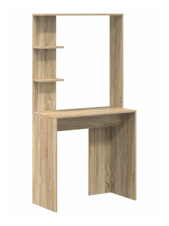 Birou de Calculatoare din Lemn de Stejar Sonoma 78.5x37x154.5cm