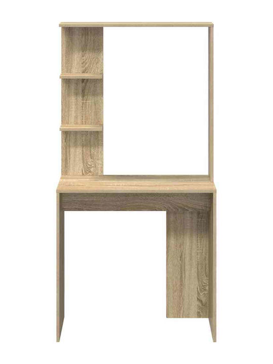 Birou de Calculatoare din Lemn de Stejar Sonoma 78.5x37x154.5cm
