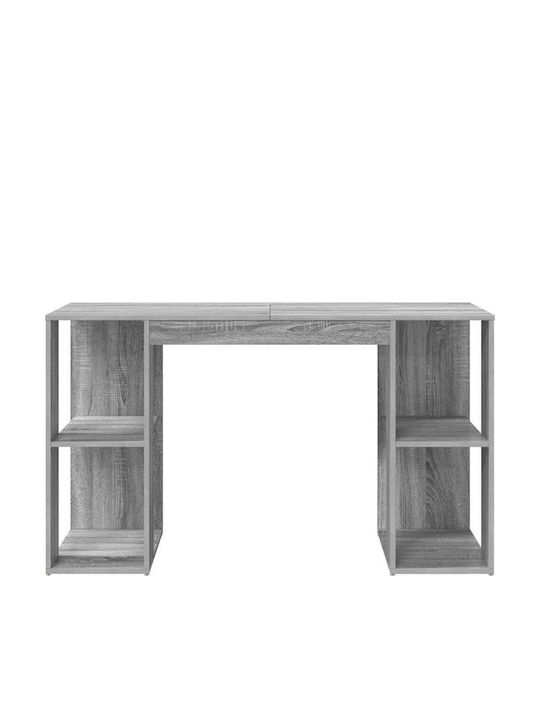 Γραφείο Υπολογιστή Ξύλινο Γκρι Sonoma 130x50.5x75εκ.