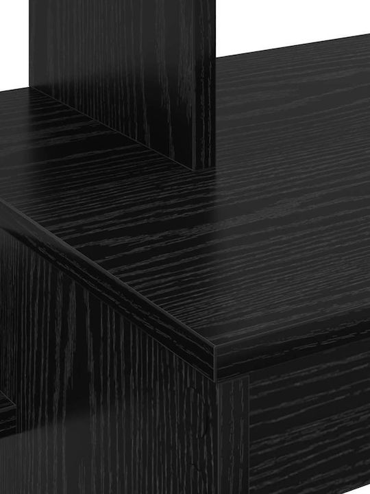 Computer Büro Holz Schwarz 100x40x90cm