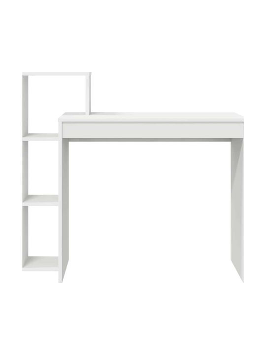 Computer Office Wooden White 100x40x90cm