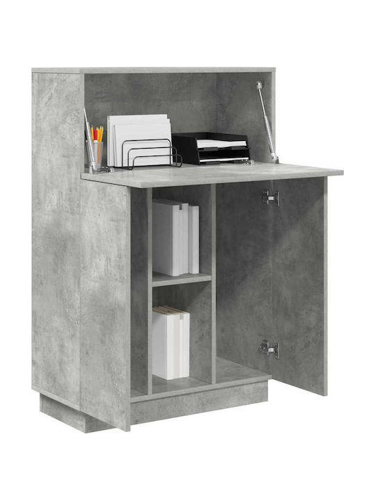 Computer Büro Holz Grey Concrete 71.5x31.5x106.5cm