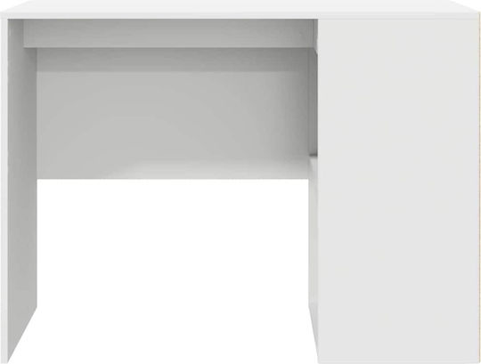 White Wooden Desk 90x50x75cm