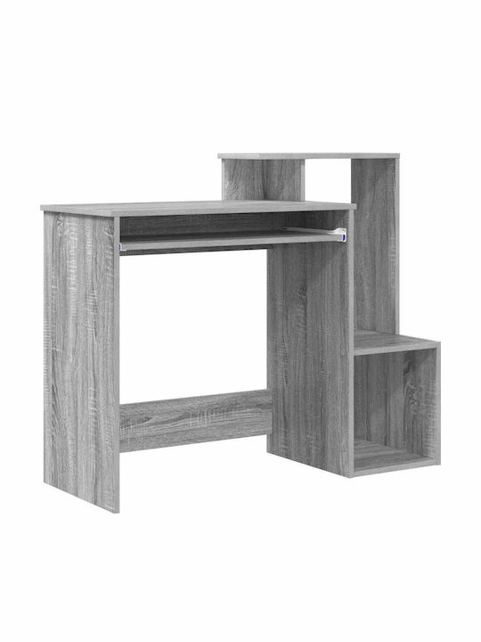 Computer Office Wooden Grey Sonoma 106x40x88.5cm