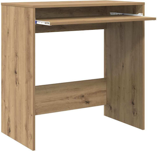 Computer Office Wooden Weathered Oak 77.5x43x79cm