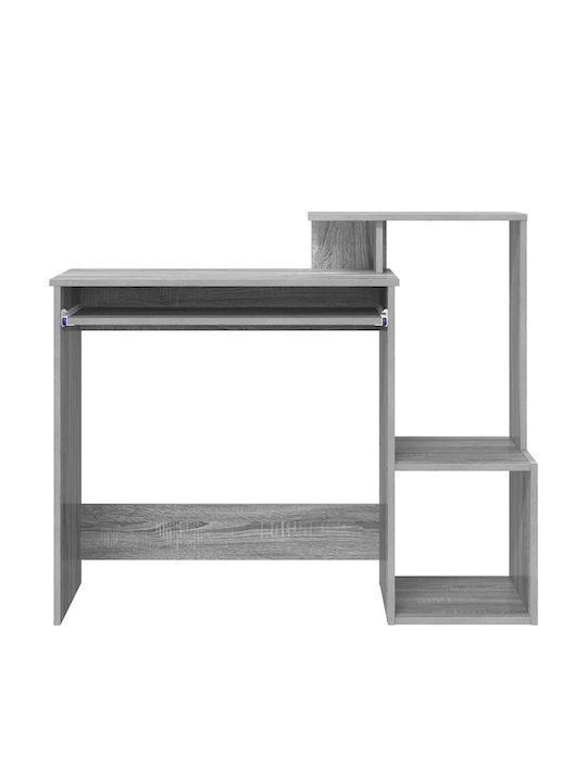 Computer Office Wooden Grey Sonoma 106x40x88.5cm