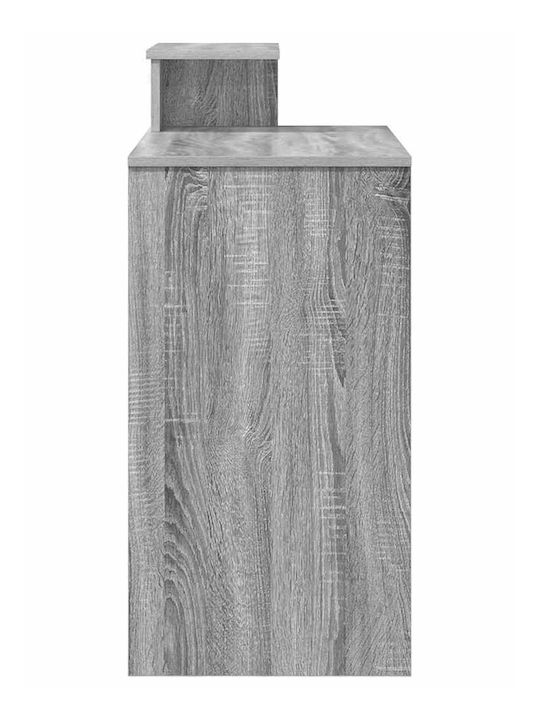 Computer Office Wooden Grey Sonoma 106x40x88.5cm