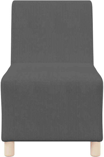 Vidaxl Elastische Abdeckungen 3 Stück Dunkelgrau 55 X 74 X 82 cm Samt