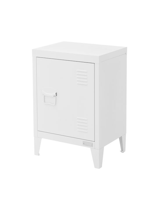 Ντουλάπι Γραφείου Μεταλλικό Λευκό 40x30x57.5cm