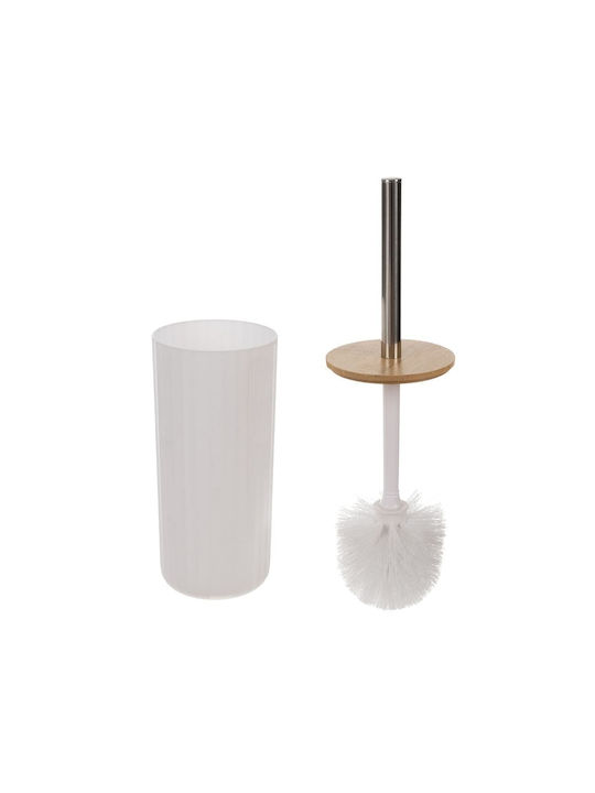 LikeSmart Badezimmerzubehör-Set Bambus Weiß 6 Stück