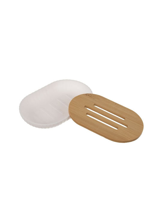 LikeSmart Badezimmerzubehör-Set Bambus Weiß 6 Stück LikeSmart Badezimmerzubehör-Set Bambus Weiß 6 Stück