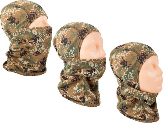 Tactical Full Face Camouflage Balaclava – Elastic Breathable One Size Outdoor Motorcycle Winter Sports Airsoft 135p