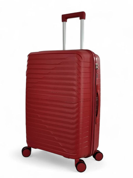 Playful Bags Valize de Călătorie Dure Bordeaux cu 4 roți Set 2buc