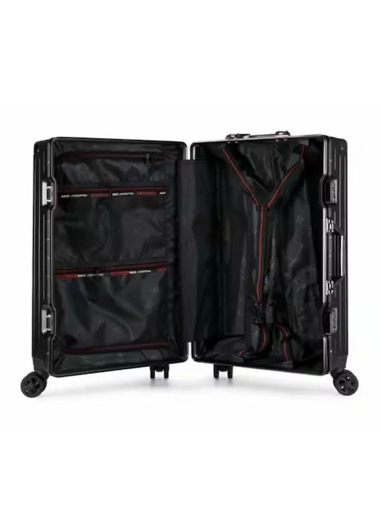 Koffer Hart Schwarz Maximale Höhe 72cm mit 4 Räder Set 2 Stück