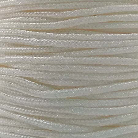 Schnürsenkel Synthétique Plexi Μακραμέ Ιβουάρ 1mm 50m 13-08