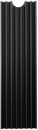 Axagon M.2 SSD-Kühlung 80mm SSD ALU Gehäuse Silikon-Wärmepads Höhe 6mm Schwarz