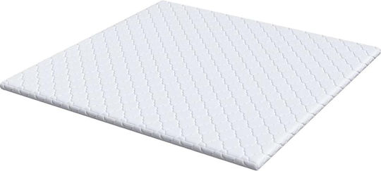 vidaXL Mattress Topper King Size Polyester 200x200x5cm