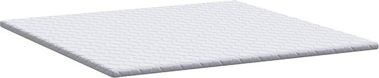 vidaXL Mattress Topper King Size Polyester 200x200x5cm