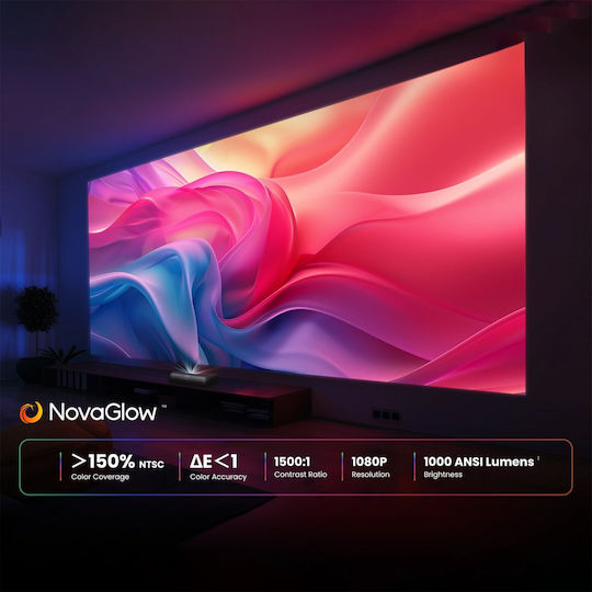 Yaber K300s Projector LCD Full HD Laser με Wi-Fi και Ενσωματωμένα Ηχεία