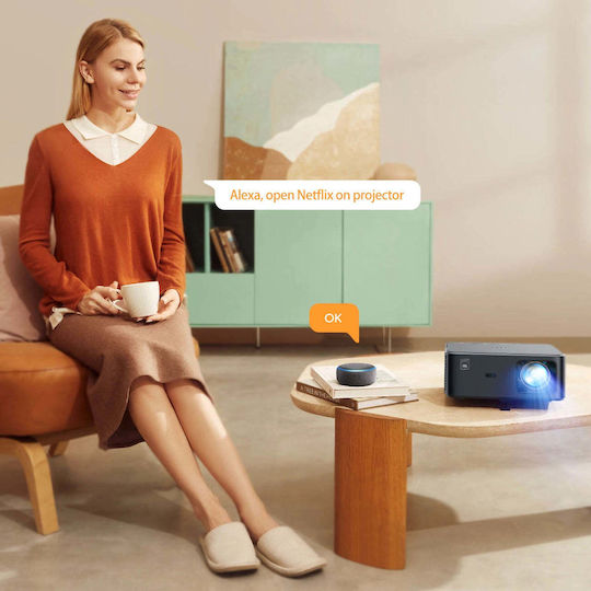 Yaber Projector LCD με Wi-Fi και Ενσωματωμένα Ηχεία