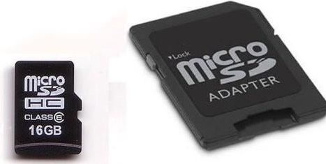 Technovo Micro microSDHC 16GB Class 10 με αντάπτορα