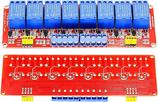 Ροσφίξ 8-κανάλι Modulo Ρελέ 5v H L 10a Arduino
