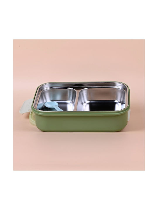 Uncle George Microwave Plastic Lunch Box Green 1100ml