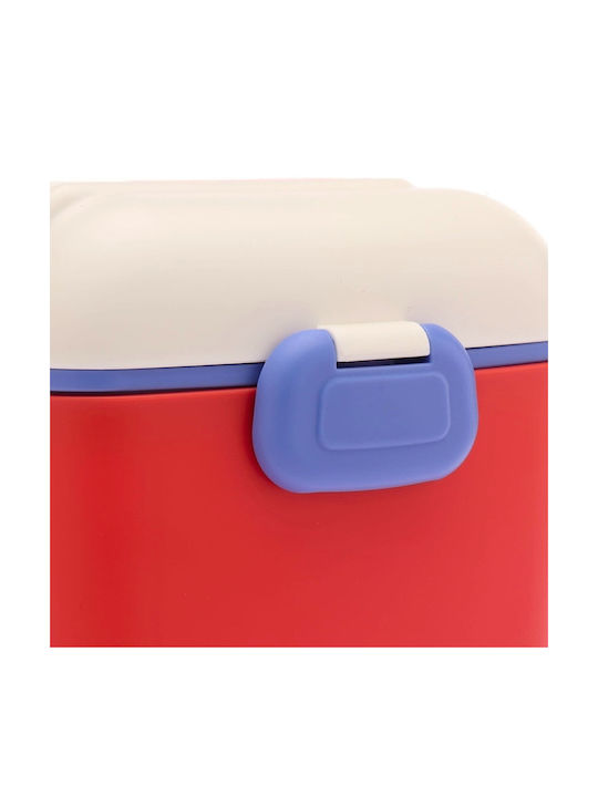Uncle George Microwave Plastic Lunch Box Red 450ml