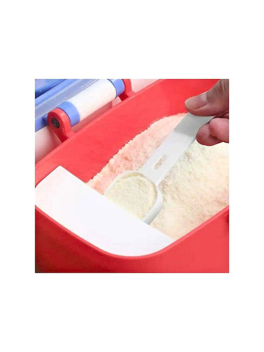 Uncle George Microwave Plastic Lunch Box Red 450ml