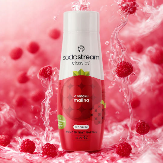Sodastream Сода Малина с Газировка, Без Захар в Кутия 2x250мл