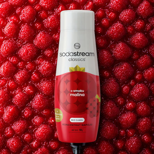 Sodastream Syrup Сода Малина с Газировка, Без Захар в Кутия 2x250мл