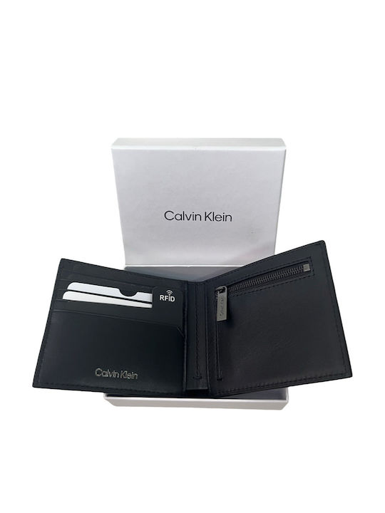 Leather Women's Wallet Coins Black