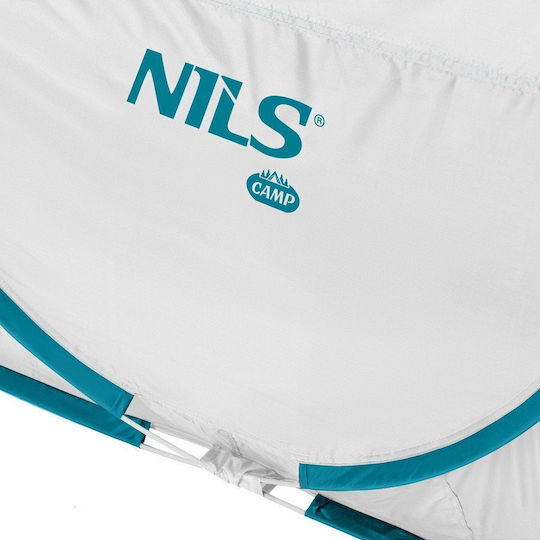 Nils Camping Tent Pop Up Gray 220x120x95cm