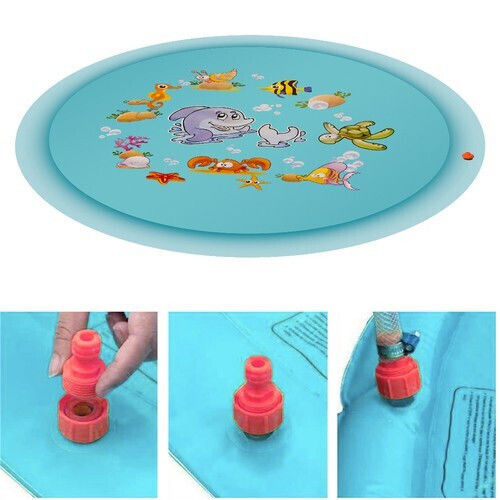 Kruzzel Inflatable Water Fountain "Sea Animals" 170cm