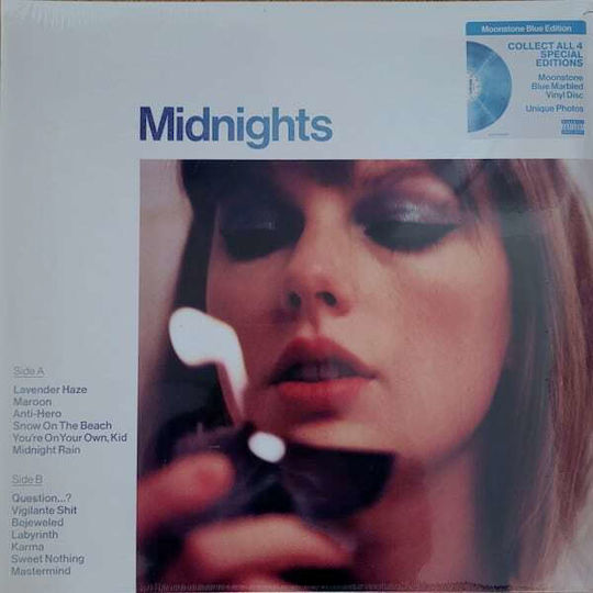 Taylor Swift Taylor Swift - Midnights LP Albastru Moonstone Vinil