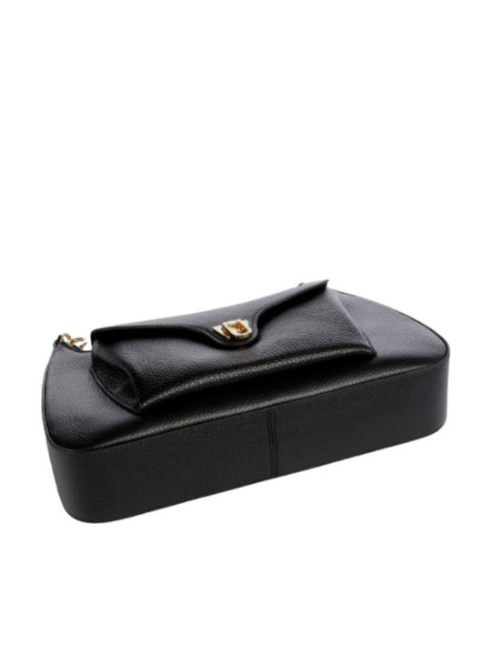 Leather Women's Bag Handbag Black
