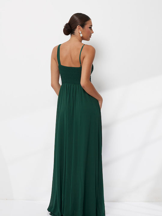 Maxi Dress for Wedding / Baptism Green