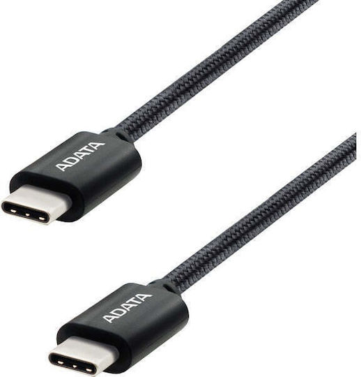 Adata USB 2.0 Cable USB-C male - USB-C 100W Black 1m (CACC-100PN-BK)