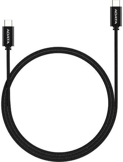 Adata USB 2.0 Cable USB-C male - USB-C 100W Black 1m (CACC-100PN-BK)