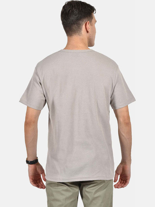 Short Sleeve Blouse Beige