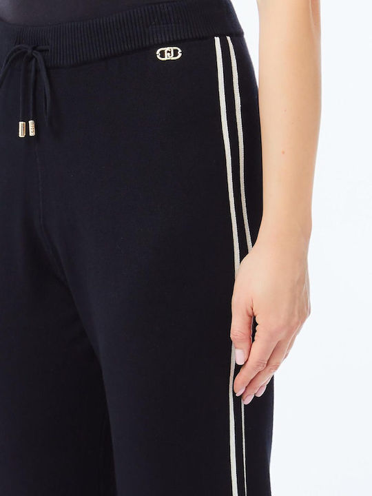 Dama Tesatura Pantaloni Black