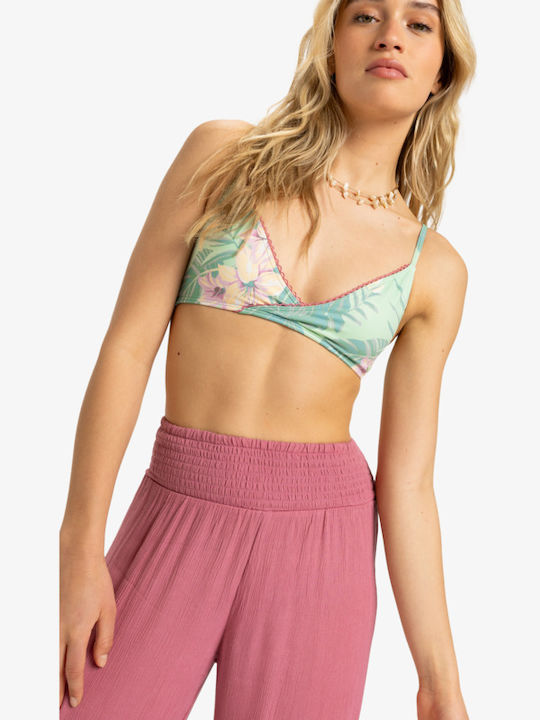 Along The Beach Women's Fabric Trousers Pink