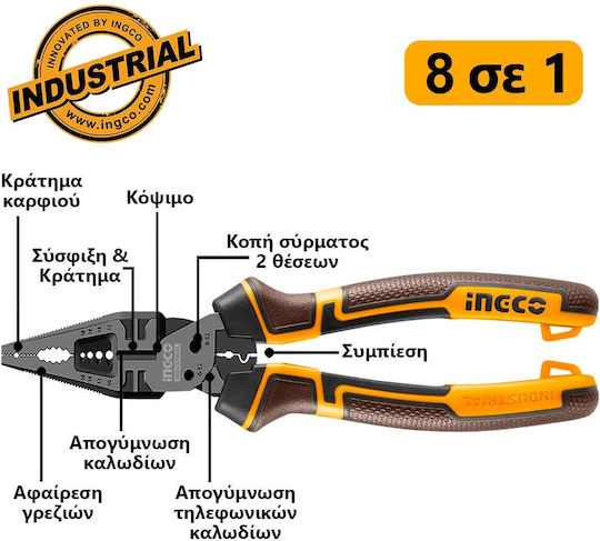 Ingco Клещи Дължина 280мм